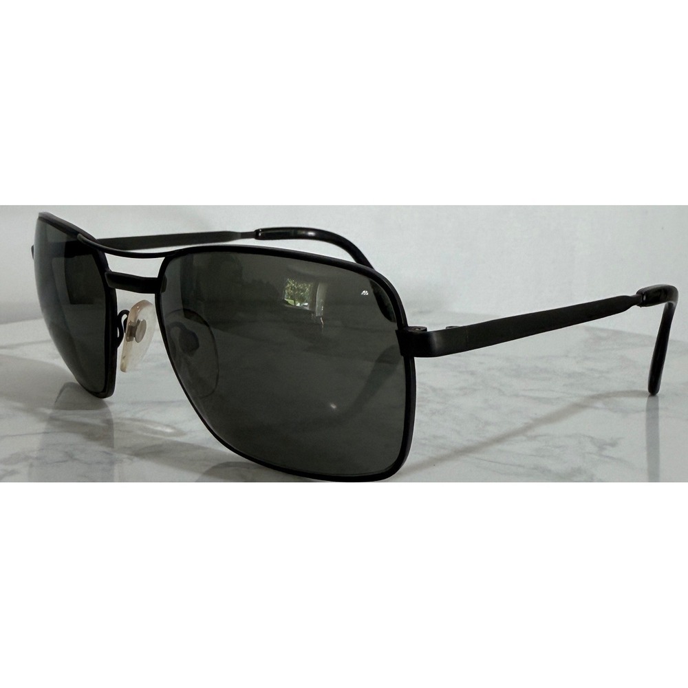 Rodenstock Lugano Men's Black Square Aviator Sunglasses